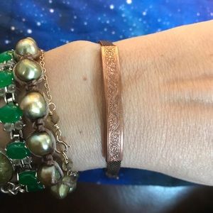 Vintage copper bracelet